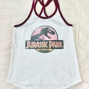 Jurassic Park Vintage Logo Tank Top | Size M